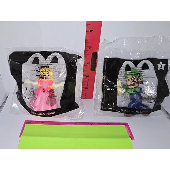 NIP Super Mario Bros Movie 2022 McDonald’s Happy Meal Toys – Set of 2 - Picture 2 of 7